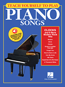 Hal Leonard   Various Teach Yourself to Play Piano Songs: Clocks & 9 More Modern Rock Hits