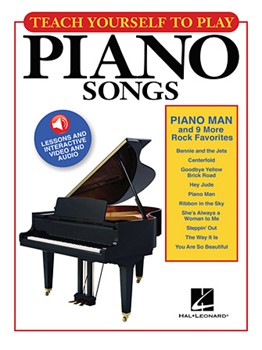 Teach Yourself to Play Piano Man & 9 More Rock Favorites by Various for Piano Collection
