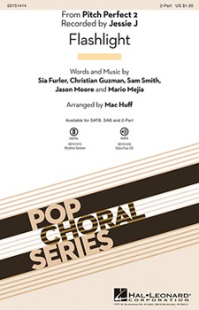 Flashlight by Furler Smith Moore - Huff Mac - Sia Jessie J for 2-Part and Piano