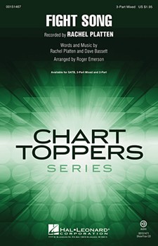 Fight Song by Platten and Bassett - Emerson Roger - Rachel Platten for 3-Part Mixed and Piano