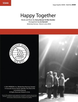 Happy Together by Bonner and Gordon - Garnett Liz - for SSAA