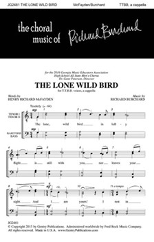 Lone Wild Bird by Burchard Richard for TTBB a cappella