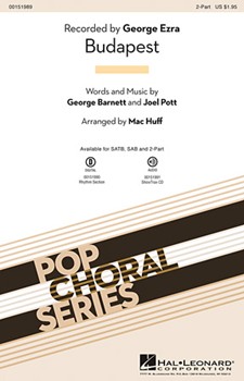 Budapest by Pott and Barnett - Huff Mac - George Ezra for 2-Part