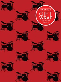 Hal Leonard Wrapping Paper - Drumset Theme by for