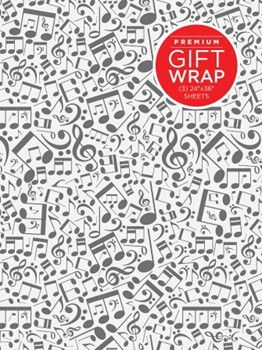 Hal Leonard Wrapping Paper - Music Notes Theme by for