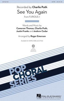 See You Again by Thomaz Puth Franks - Emerson Roger - Charlie Puth for SATB and Piano