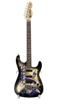 Baltimore Ravens 10 Collectible Mini Guitar by for