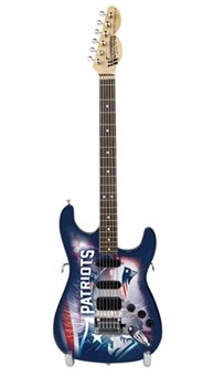 New England Patriots 10 Collectible Mini Guitar by for