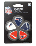 H Leonard New England Patriots Guitar Picks