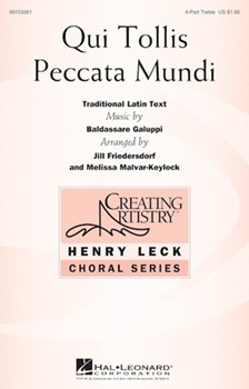 Qui Tollis Peccata Mundi by Galuppi Baldassare - Malvar-Keylock and Friedersdorf - for 4-Part