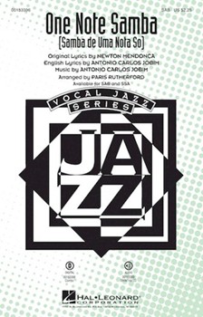 One Note Samba by Jobim Antonio Carlos - Rutherford Paris - Newton Mendonca for ShowTrax CD