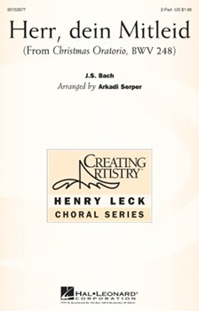 Herr dein Mitleid by Bach Johann Sebastian - Serper Arkadi - for 2-Part and Piano
