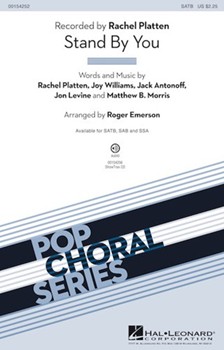 Stand By You by Platten Williams A - Emerson Roger - Rachel Platten for SATB and Piano