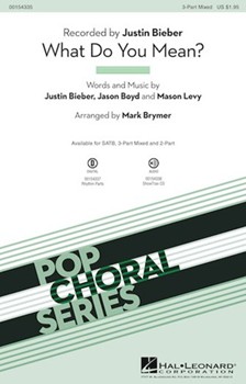 What Do You Mean by Bieber Boyd Levy - Brymer Mark - Justin Bieber for 3-Part Mixed