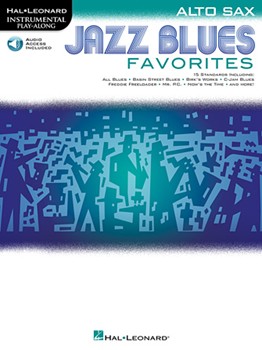 Jazz Blues Favorites w/online audio [alto sax]
