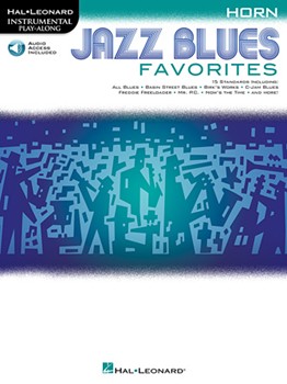 Jazz Blues Favorites w/online audio [f horn]