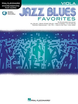 Jazz Blues Favorites w/online audio [viola]