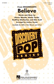 Believe by Mendes Terefe Warb - Snyder Audrey - for 2-Part and Piano