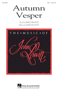 Autumn Vesper by Leavitt John Emily Bronte for SSA