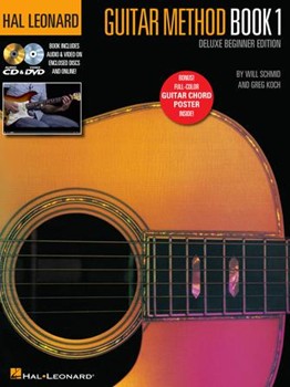 Guitar Method Book 1 Deluxe w/cd/dvd/online audio Plus Chord Poster [guitar]