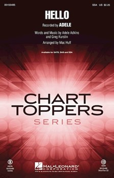 Hello by Adkins and Kurstin - Huff Mac - Adele for SSA and Piano