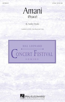Amani - Peace by Snyder Audrey for 2-Part