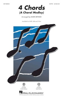 4 Chords: A Choral Medley by - Brymer Mark - for 2-Part and Piano