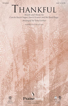 Thankful by Sager Foster and Page - Fettke Tom - Josh Groban for SAB and Piano