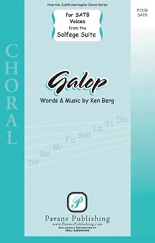 Galop by Berg Ken for SATB and Piano