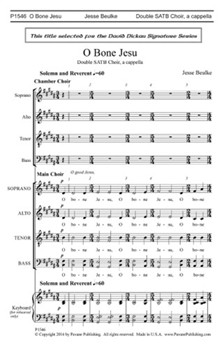 O Bone Jesu by Beulke Jesse for SATBdblDiv