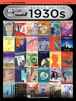Songs of the 1930s - The New Decade Series by Various for EZ Play Today