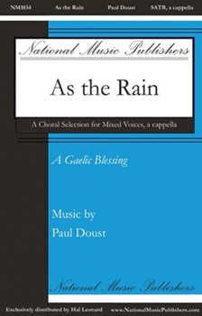 As the Rain by Doust Paul for SATB a cappella