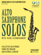 Rubank Book of Alto Saxophone Solos Easy Level w/online audio [alto sax]