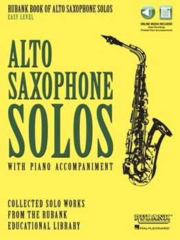 Rubank Book of Alto Saxophone Solos - Easy Level - Book with Online Audio (stream or download)