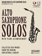 Rubank Book of Alto Saxophone Solos Intermediate Level w/online audio [alto sax]