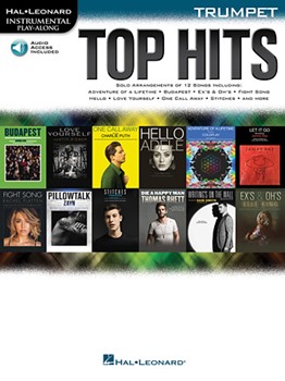 Top Hits w/online audio [trumpet]