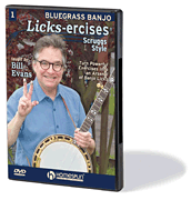 Bluegrass Banjo Licks-Ercises®  DVD 1: Scruggs Style [banjo]