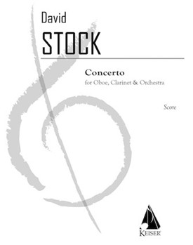Concerto for Oboe Clarinet and Orchestra - Full Score by Stock David for