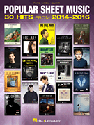Hal Leonard   Various Popular Sheet Music 2014-2016 - Piano / Vocal / Guitar
