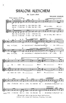 Shalom Aleychem by Sharlin William for SA