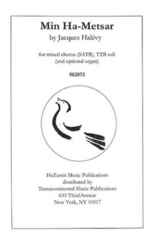 Min Ha-metsar by Halevy Jacques Fromental - Jacobson Joshua - for SATB