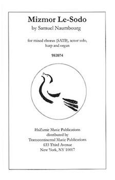 Mizmor Le-sodo by Naumbourg Samuel - Jacobson Joshua - for SATB