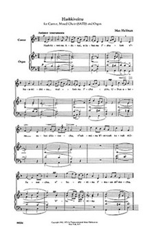 Hashkivenu by Helfman Max for SATB