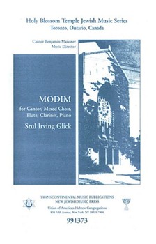 Modim by Glick Srul Irving for SATB