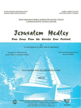 Jerusalem Medley (Instrumental Pak) by Carlebach Shlomo - Meyerov Joseph - for Combo Part