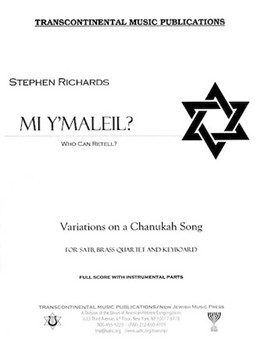 Mi Y'maleil? (Who Can Retell?) by - Richards Stephen - for Full Score