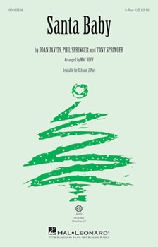 Santa Baby by Javits Springer Sp - Huff Mac - for 2-Part and Piano