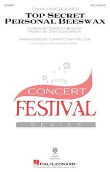 Top Secret Personal Beeswax by Goldrich Zina - Miller Cristi Cary - Marcy Heisler for SSA and Piano