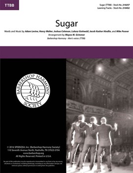 Sugar by Levine Walter Cole - Grimmer Wayne - Maroon 5 for TTBB a cappella