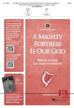 Mighty Fortress Is Our God by Luther Martin - Funderburk Duane - for SATB and Piano